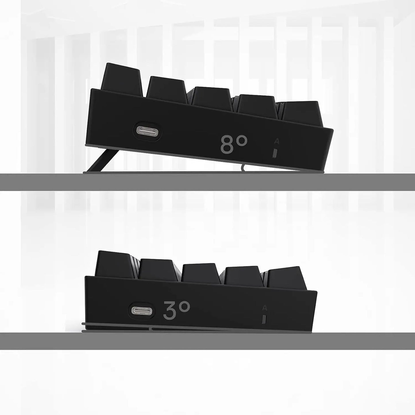 60% RGB Gaming-Keyboard (61 Tasten, kabelgebunden)