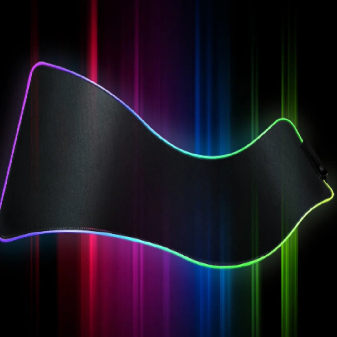 RGB Gaming-Mauspad Großformat mit LED-Beleuchtung