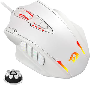 Wired RGB MMO Gaming-Maus mit 18 Tasten & 12.400 DPI