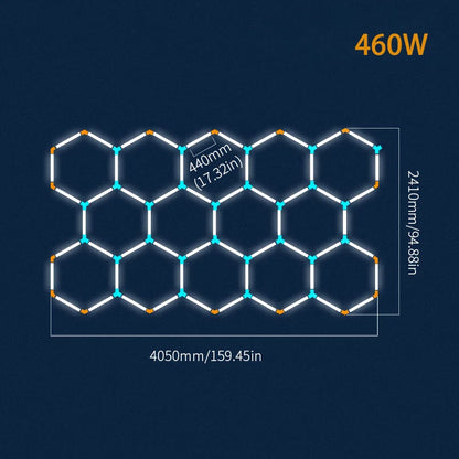 Hexagon LED Deckenbeleuchtung