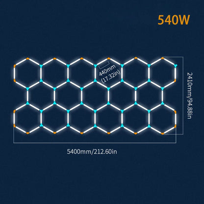 Hexagon LED Deckenbeleuchtung