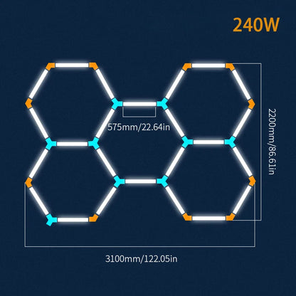 Hexagon LED Deckenbeleuchtung
