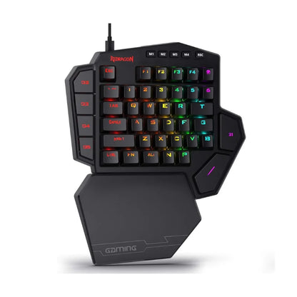 Einhand-RGB Gaming-Keyboard mit 42 Tasten & Handballenauflage