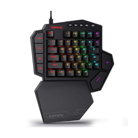 Einhand-RGB Gaming-Keyboard mit 42 Tasten & Handballenauflage