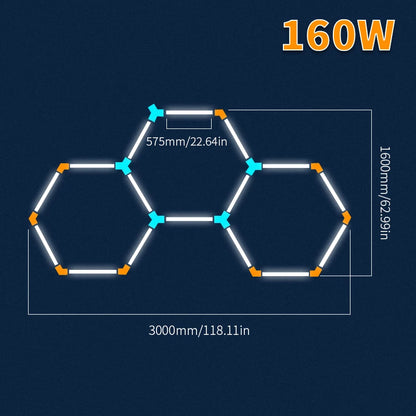 Hexagon LED Deckenbeleuchtung
